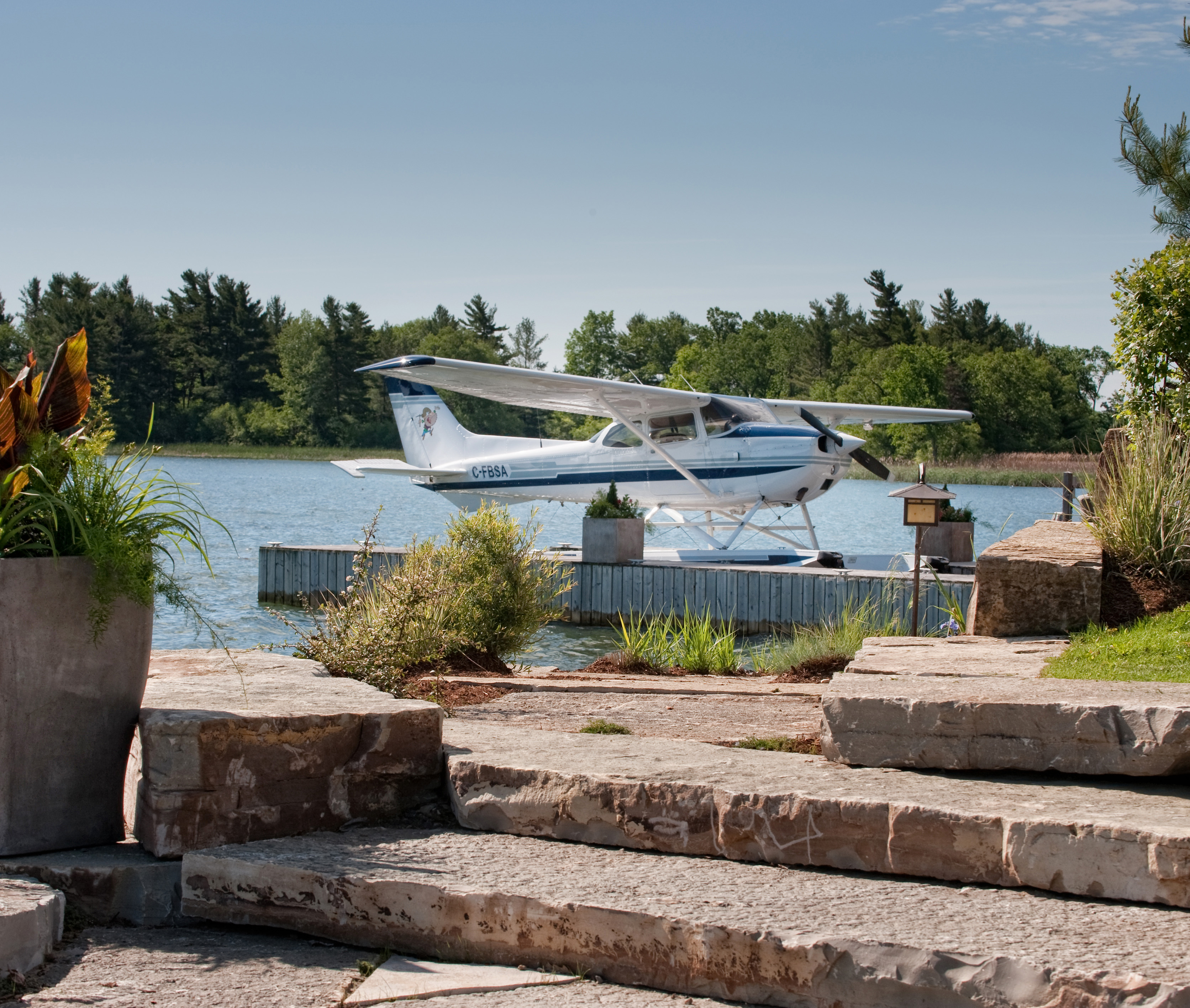 Docked Seaplane